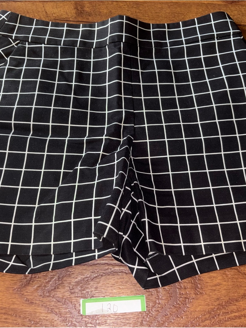 White House Black Market Windowpane Plaid Shorts